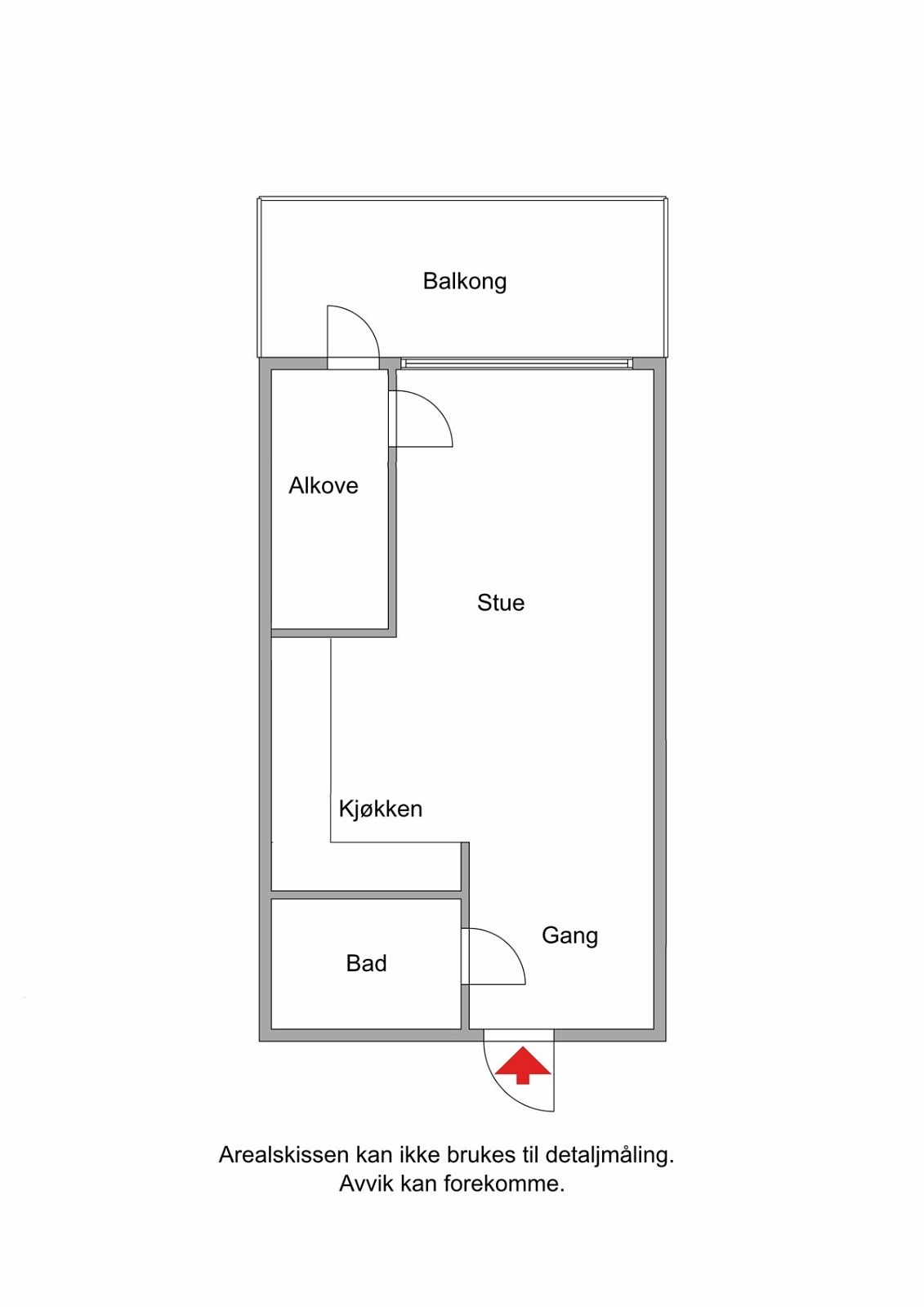 Plantegning 2D ferdig Galleribilde