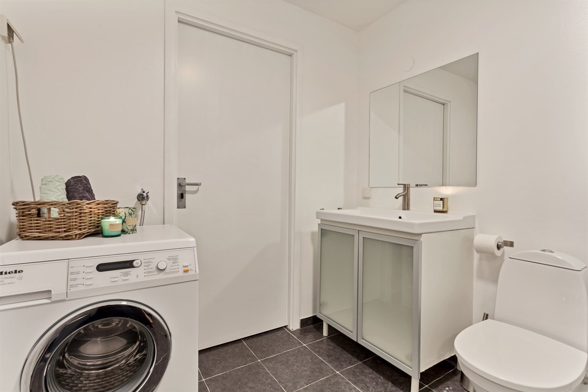 - Opplegg til vaskemaskin på badet - Galleribilde