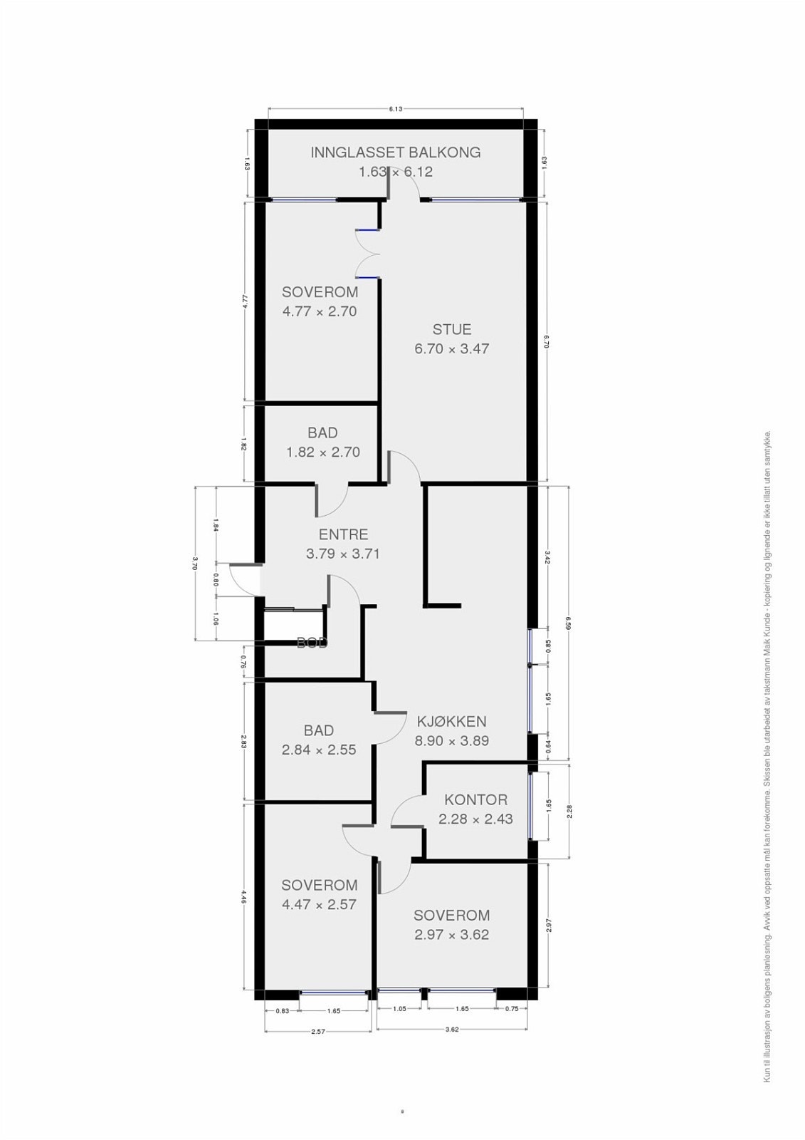 Plantegning - Hovseterveien 96 Galleribilde