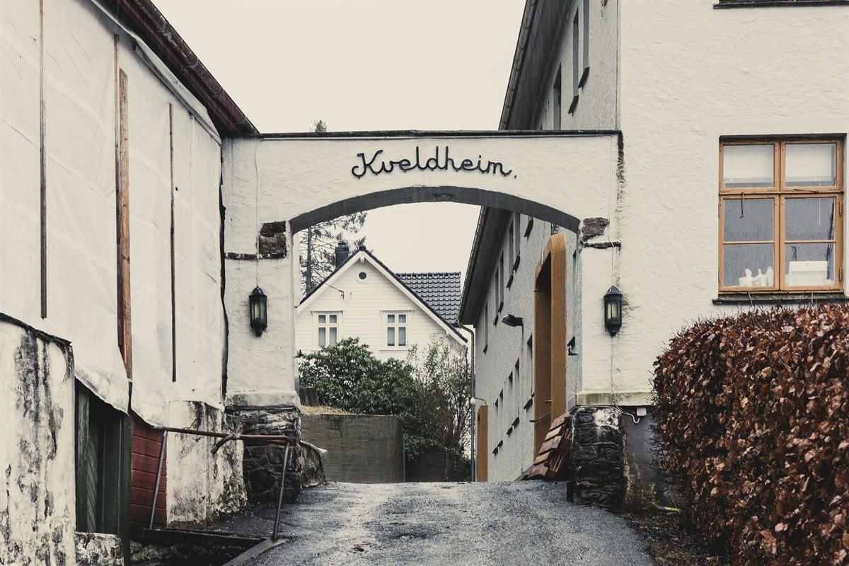 Kveldheim huser nå administrasjoen til Museumssenteret i Hordaland. Galleribilde