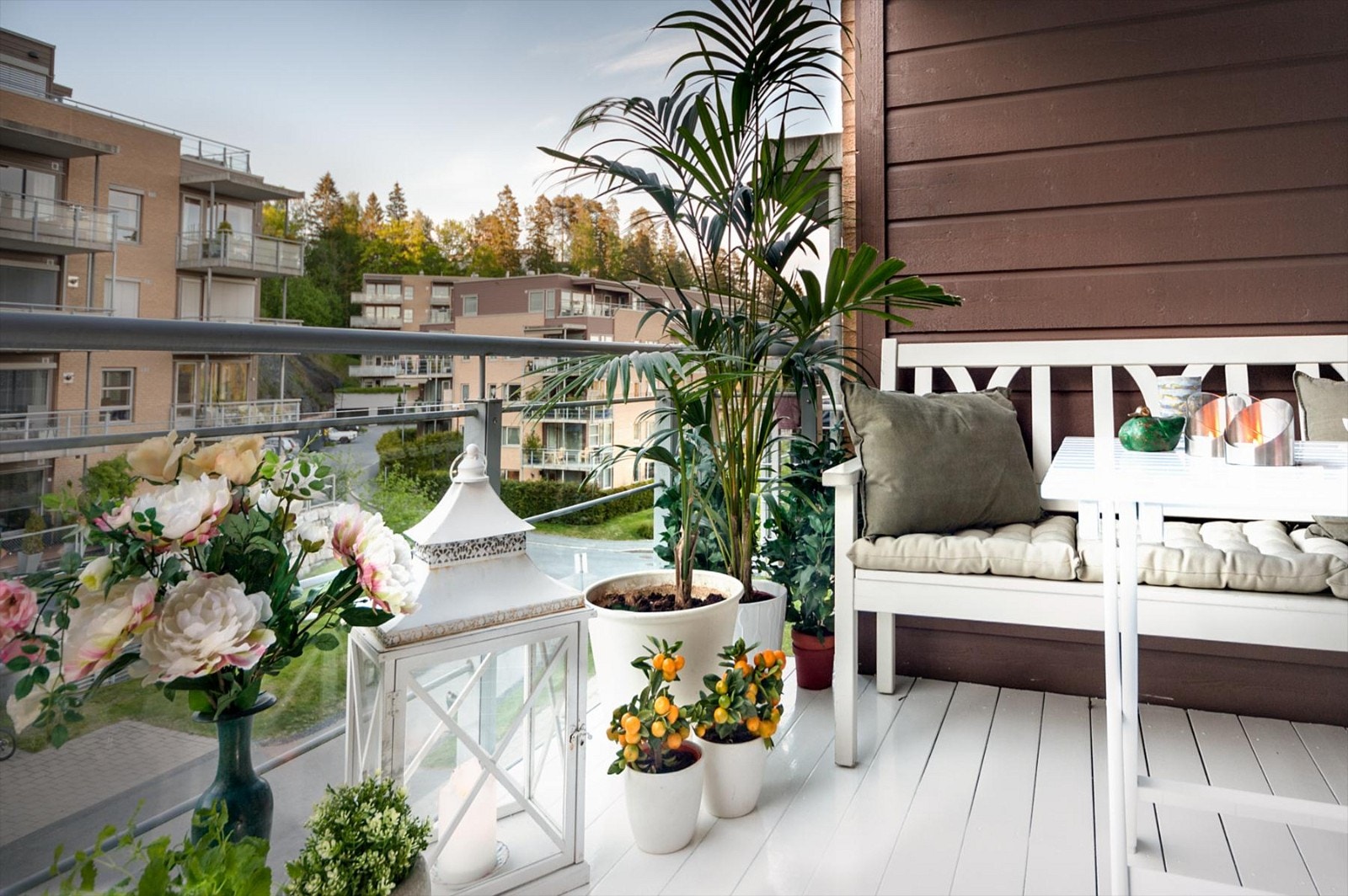 Overbygget balkong på ca 7 kvm. Galleribilde