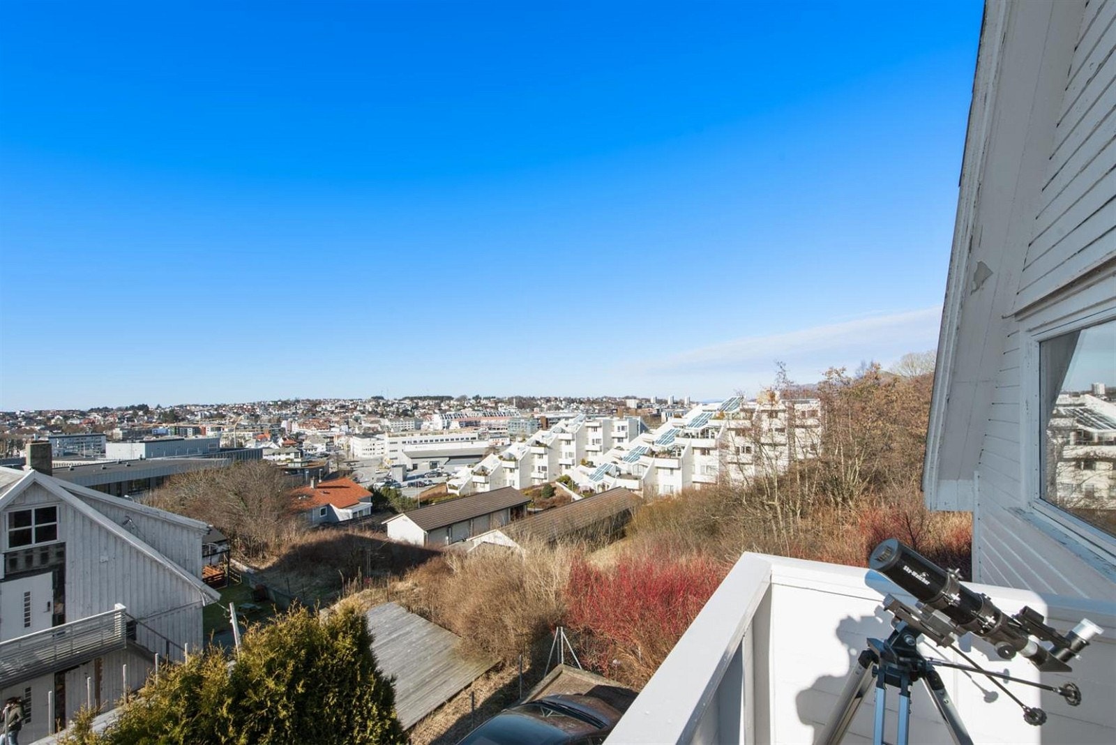 Fra balkongen i andre etasje har man hele oversikten. Galleribilde