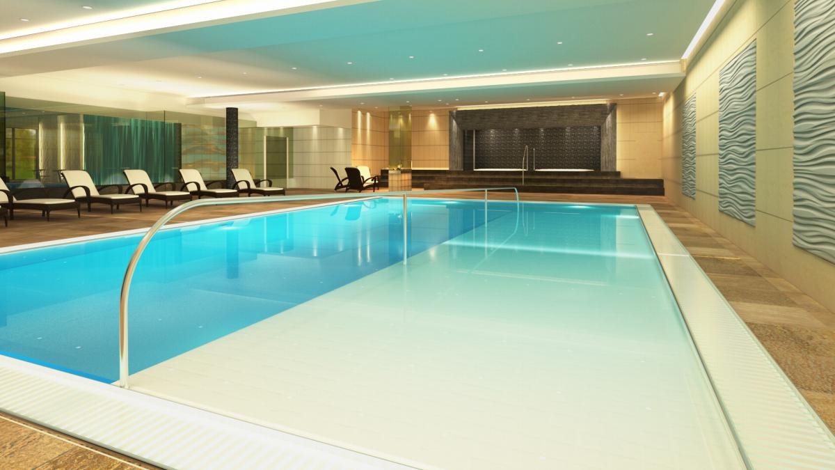 Populære Røa bad med innendørs basseng og topp moderne SATS/ELIXIA treningssenter. Galleribilde