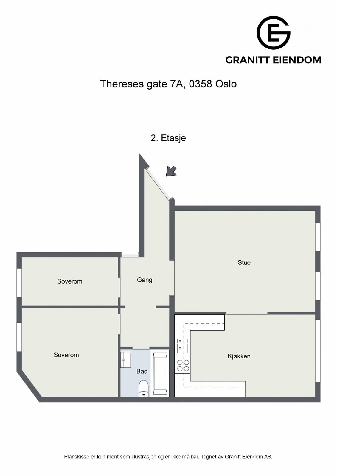 Plantegning Galleribilde