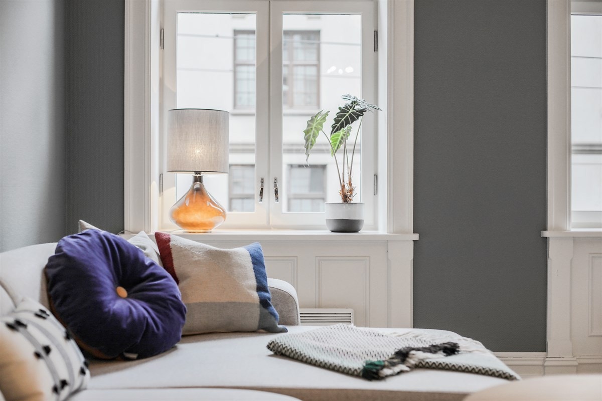 Stue med god atmosfære. Galleribilde