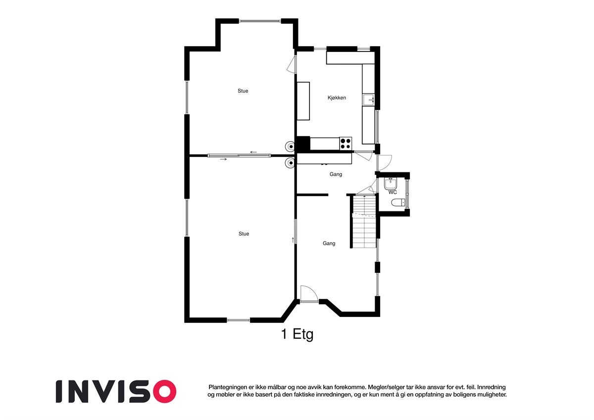 2dplan og 1 Galleribilde