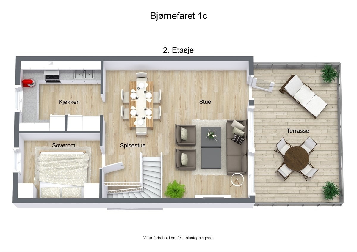 Plantegning 2. etasje. Galleribilde