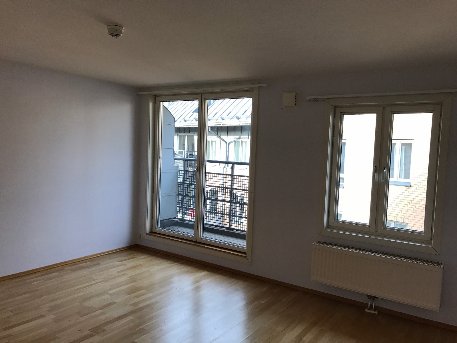 Stue med liten veranda Galleribilde