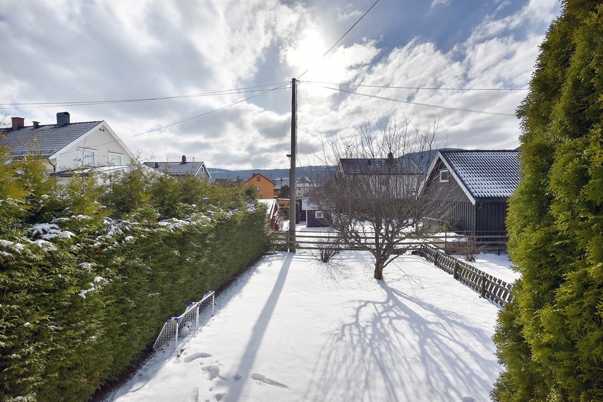 Solrik og skjermet hage. Galleribilde