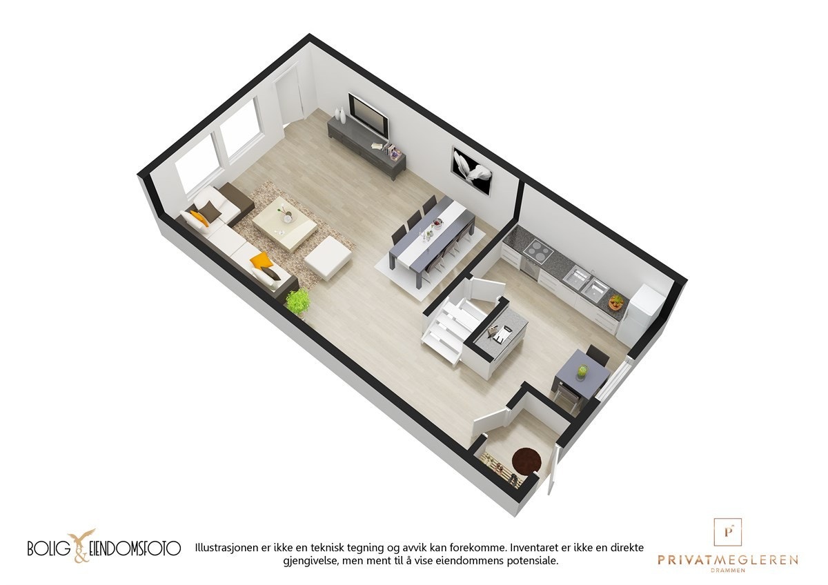 Plantegning første etasje. Galleribilde