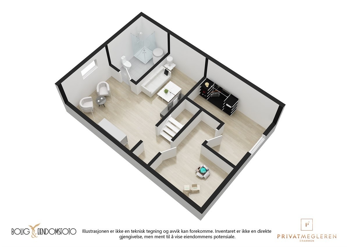 Plantegning kjeller. Galleribilde