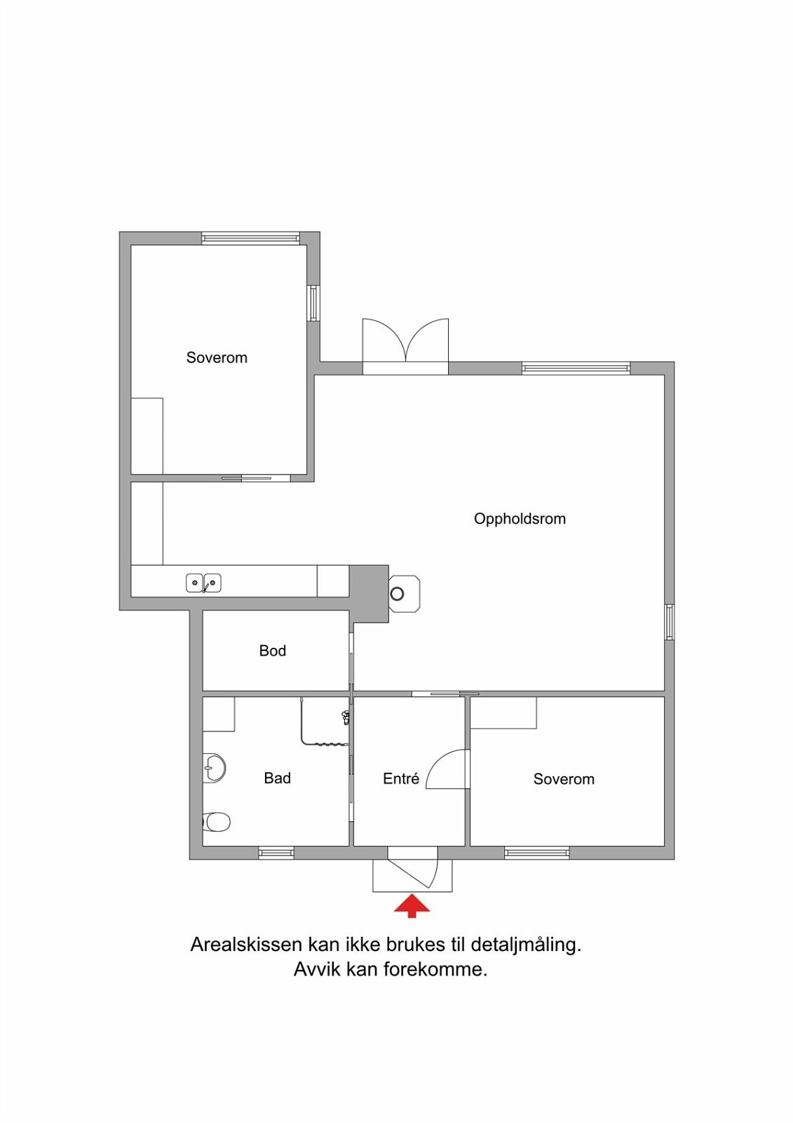 Plantegning 2D Galleribilde