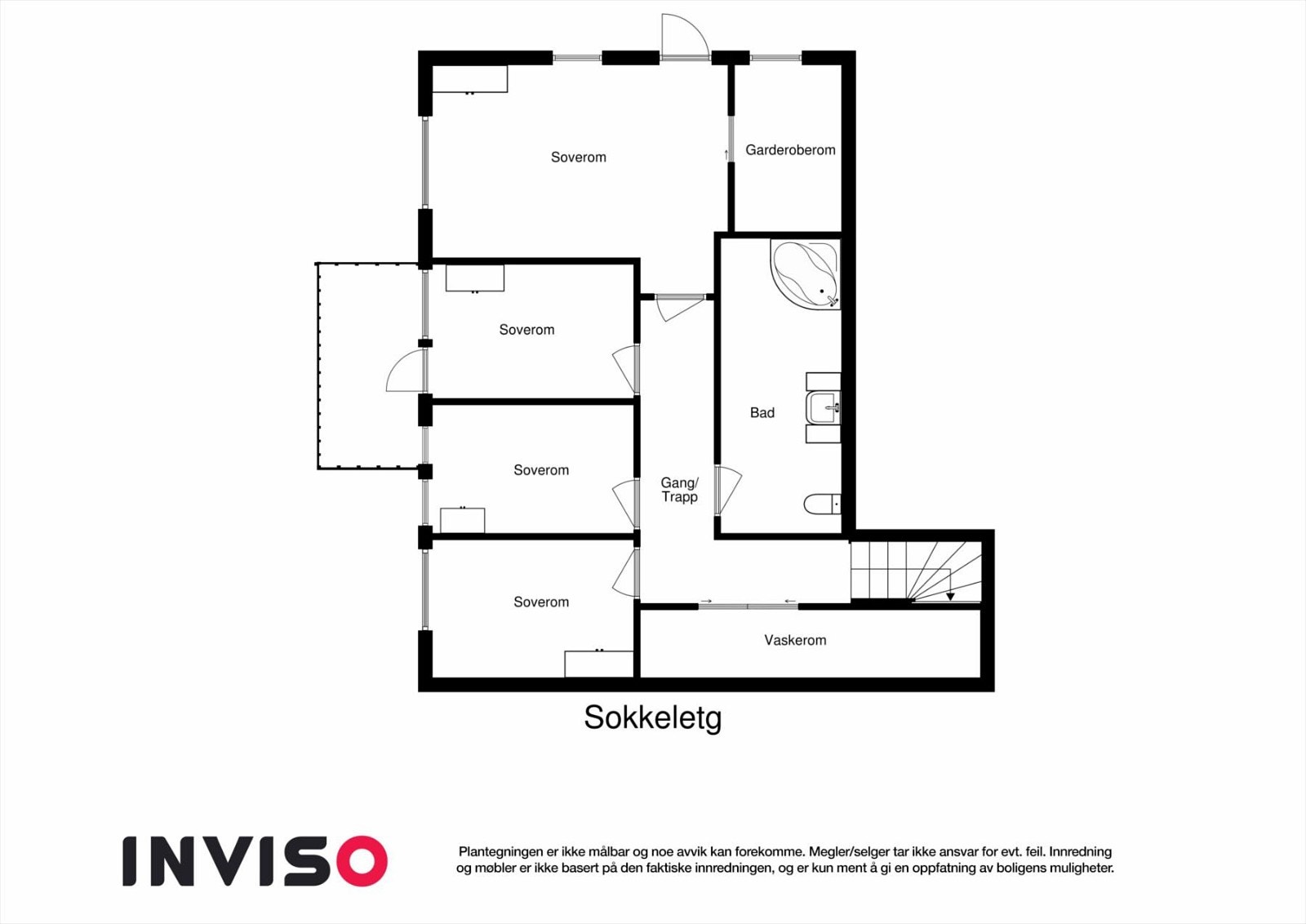 Planskisse sokkel. Galleribilde