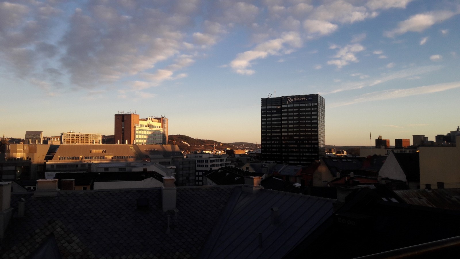 Utsikt takterrasse Galleribilde