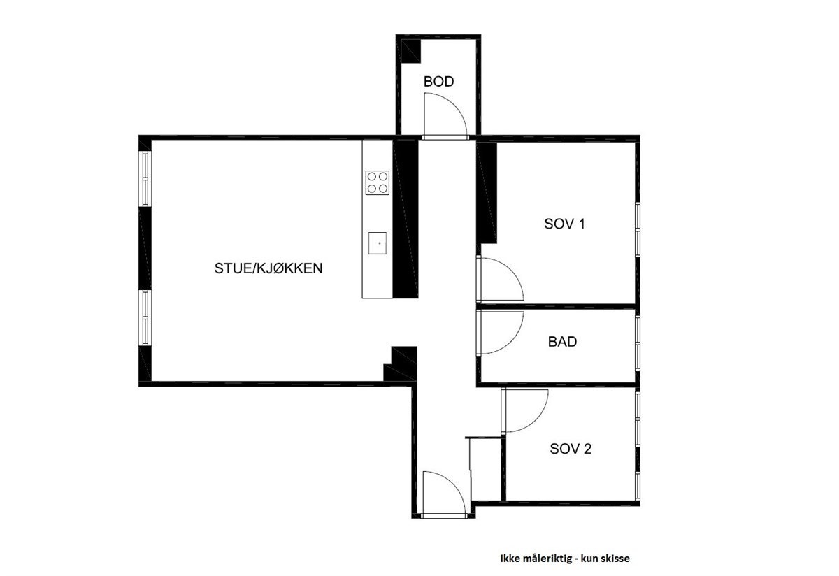 Planskisse Galleribilde