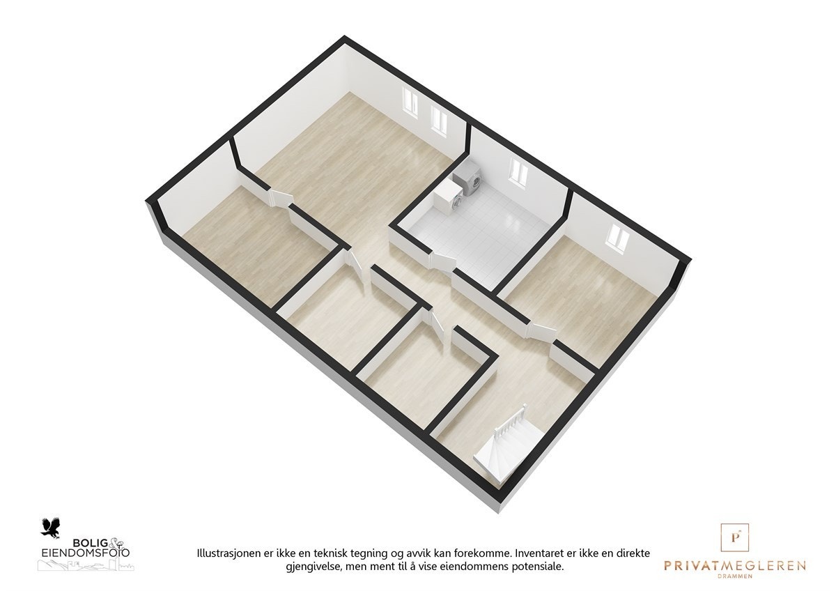 Plantegning kjeller. Galleribilde