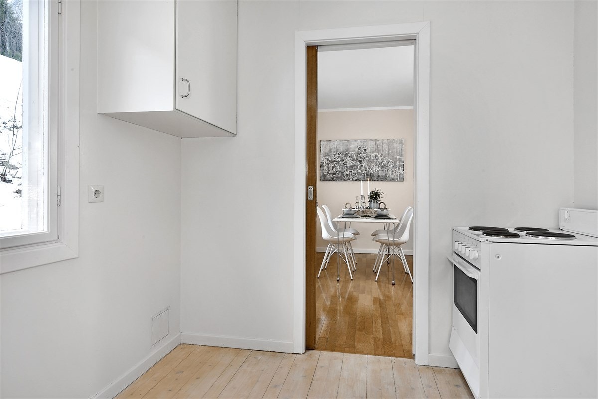 Videre er det adkomst til kjøkken. Galleribilde