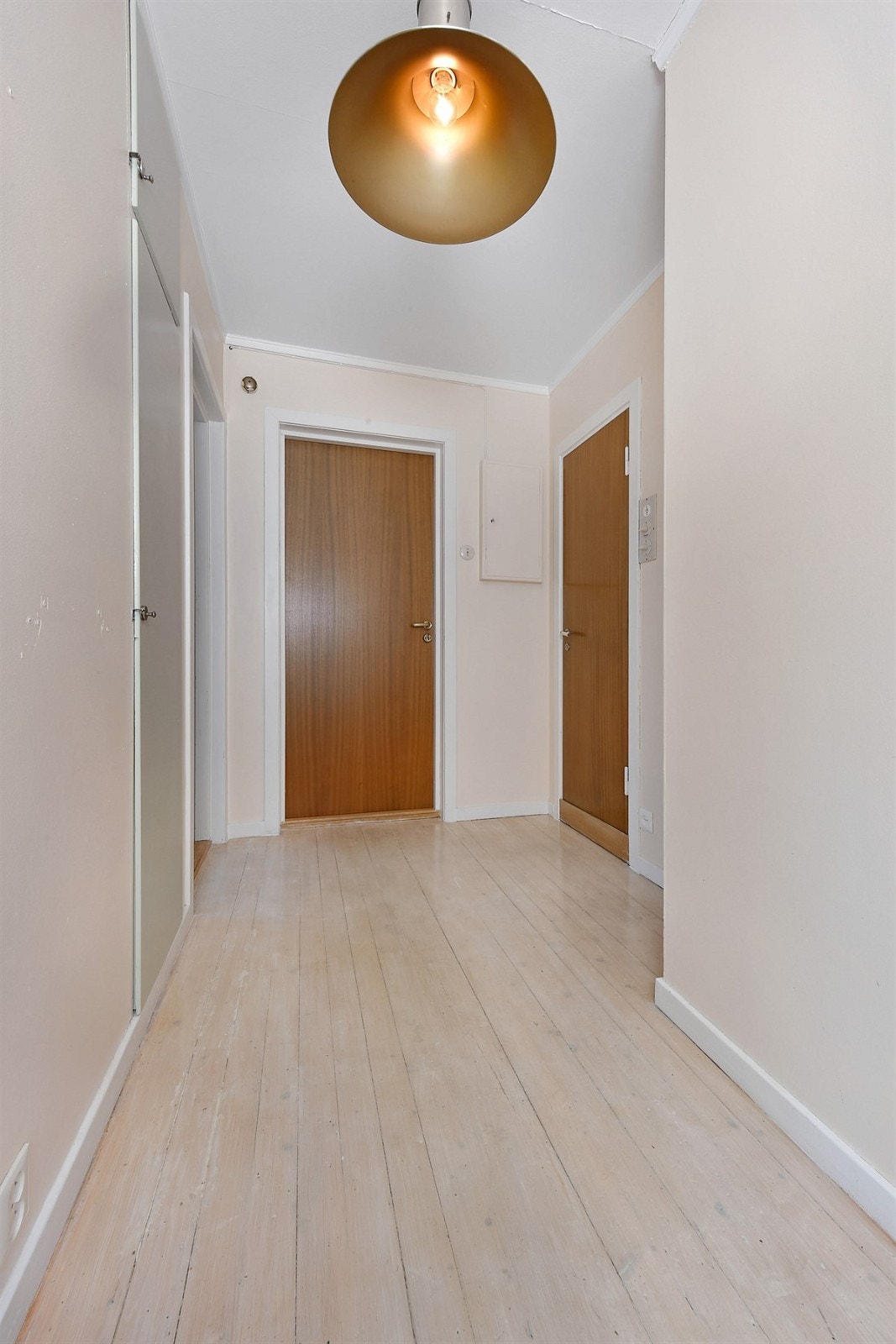 Leiligheten har en innbydende inngangsparti. Galleribilde