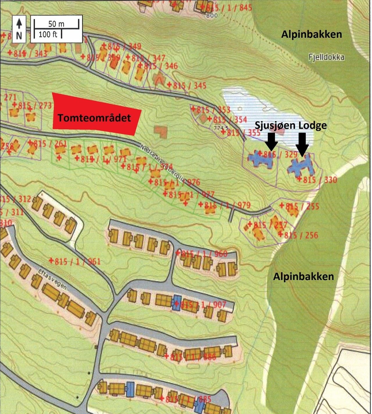 Områdekart Galleribilde