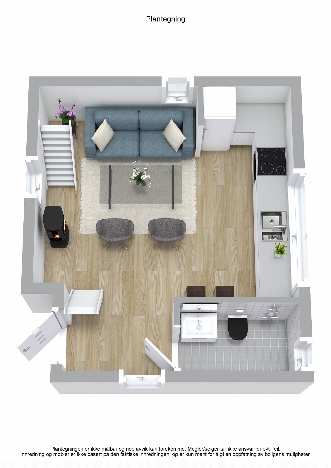 Plantegning Galleribilde