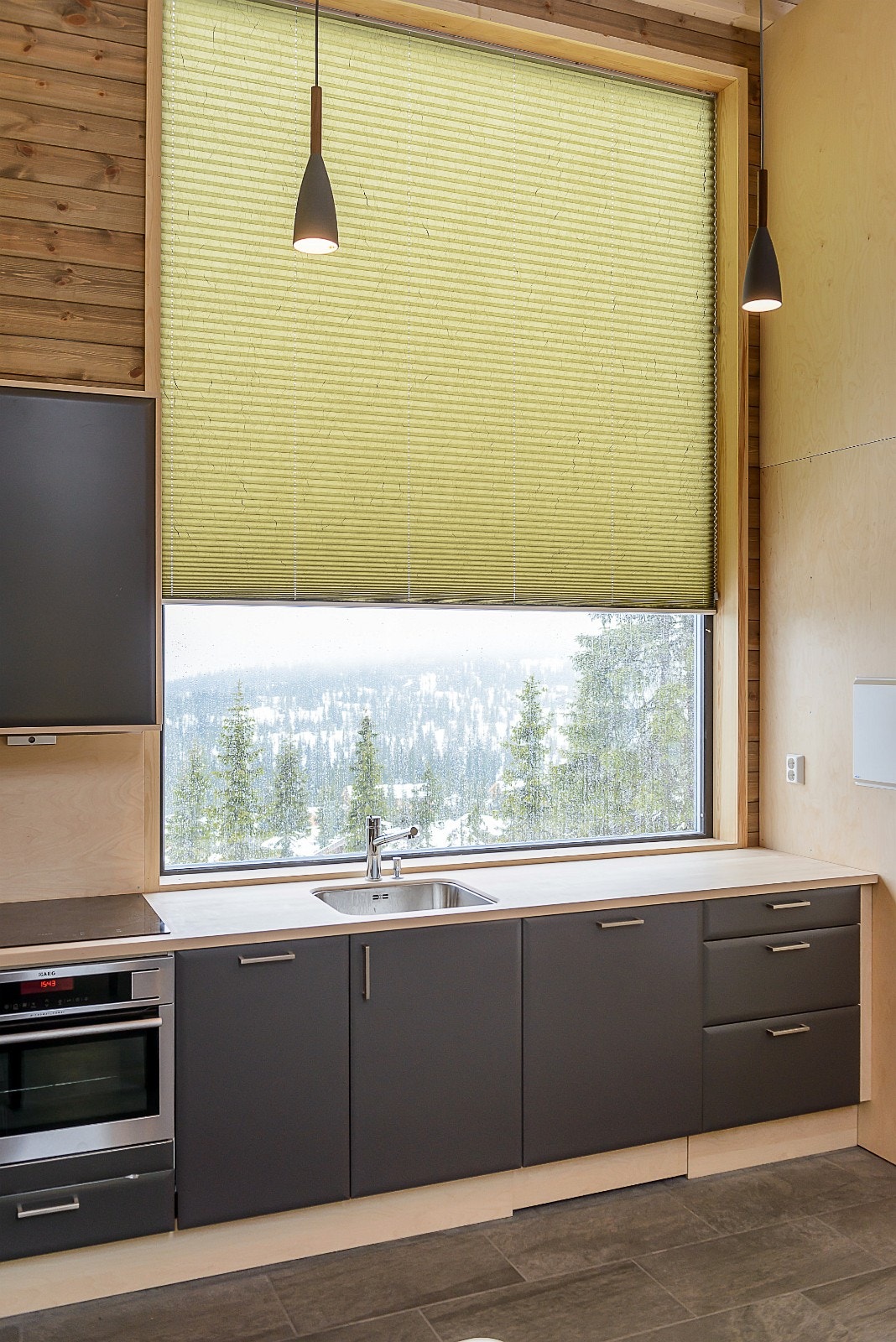 Bilde fra visningshytte. Galleribilde