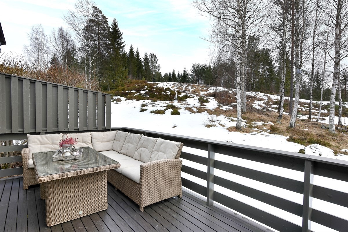 Fint utsyn mot marka. Galleribilde