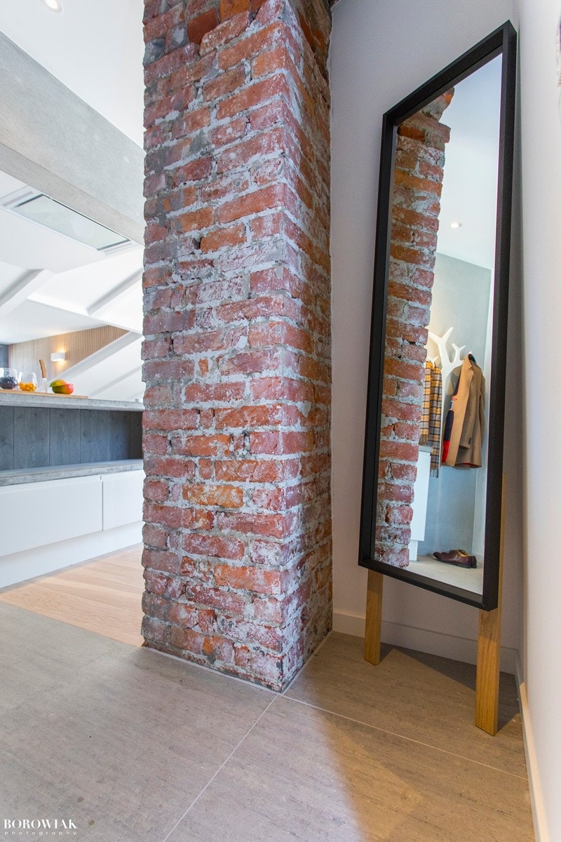 Flott teglsteinsdetalj Galleribilde