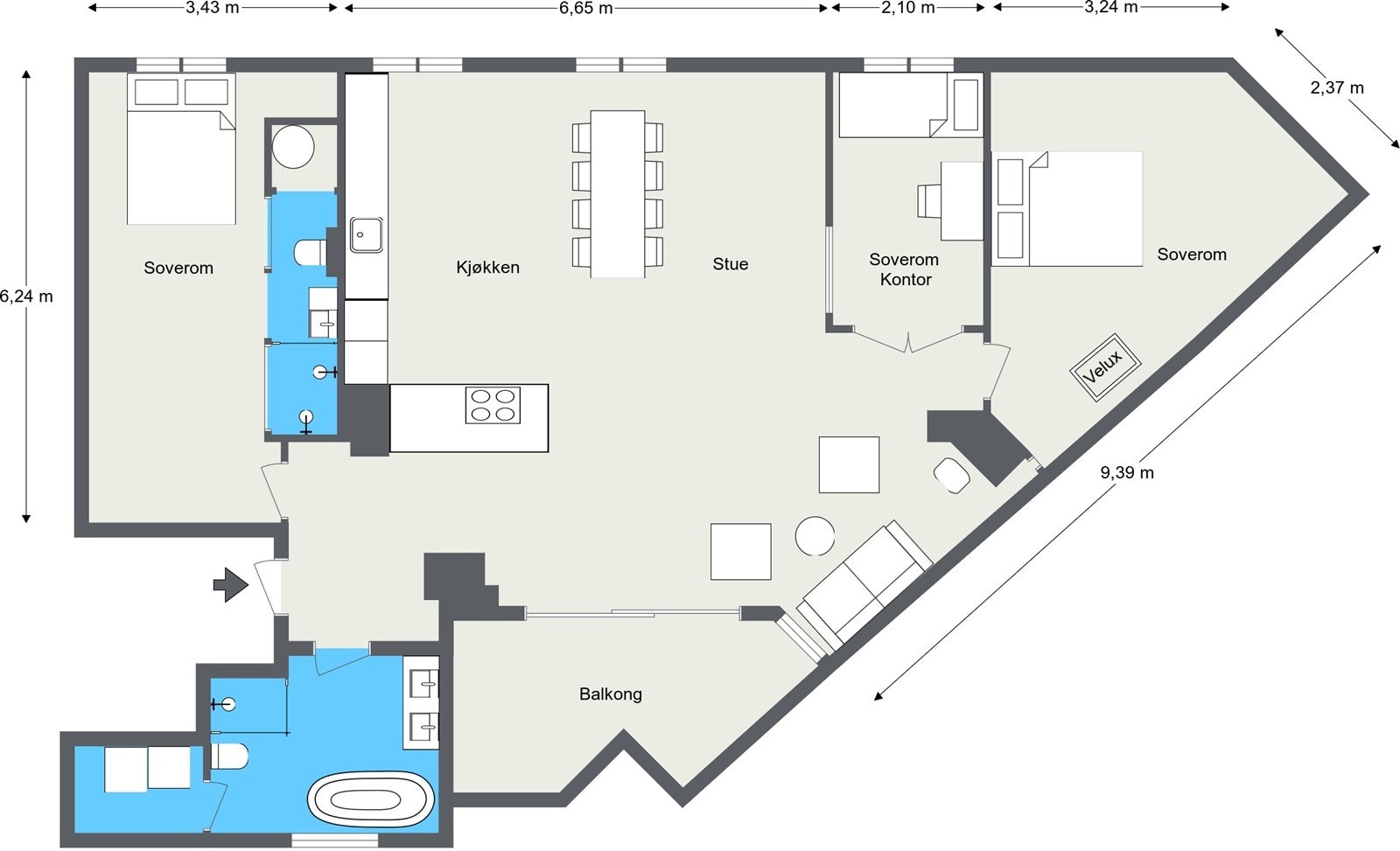 Original hansteens gate 12 c Galleribilde
