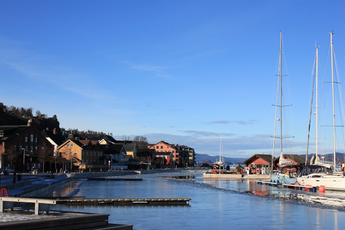 Det er kort vei til dagligvareforretninger, butikker, bensinstasjon, resturanter og kaféer. Galleribilde