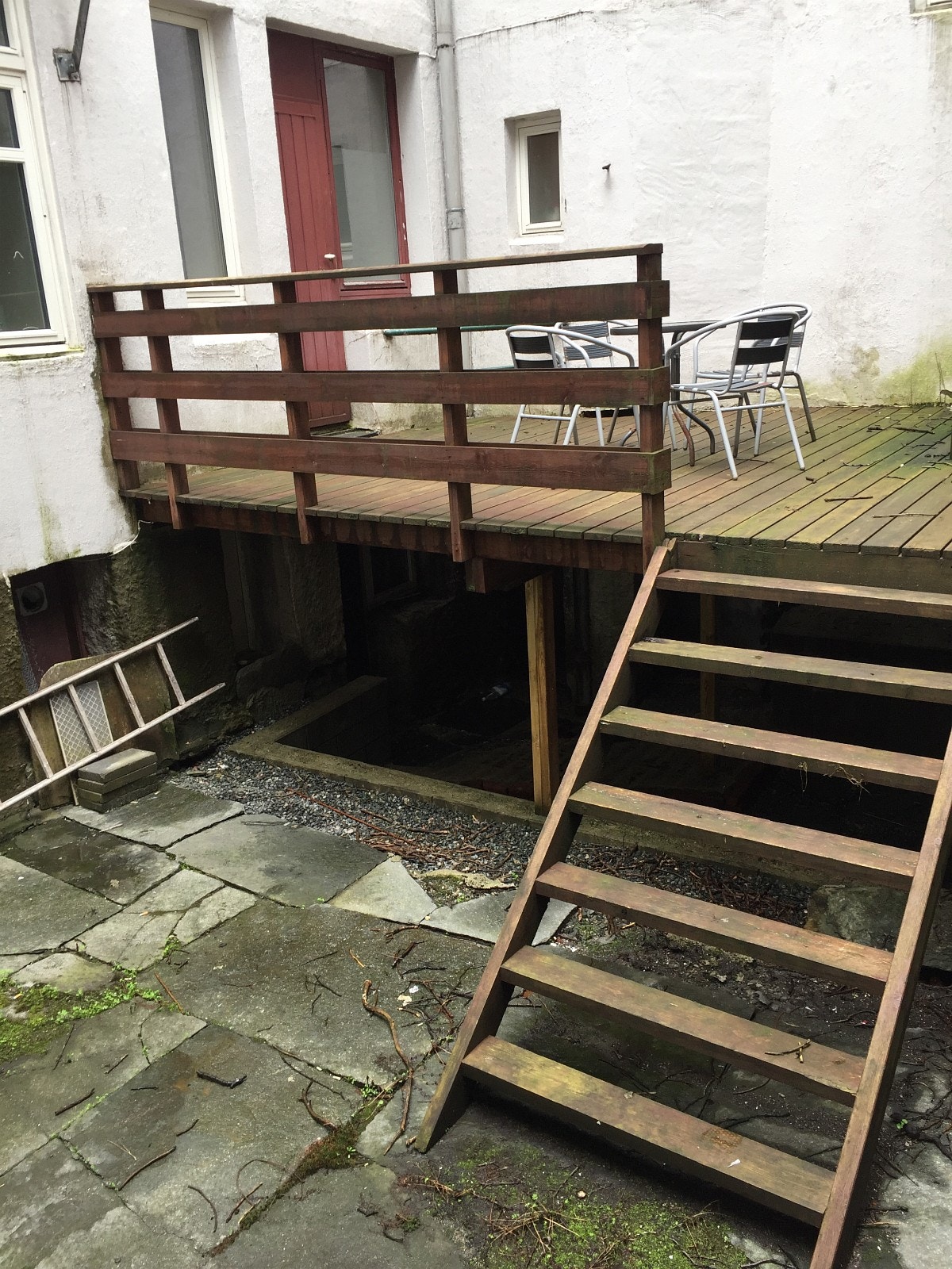 Egen privat bakgård Galleribilde