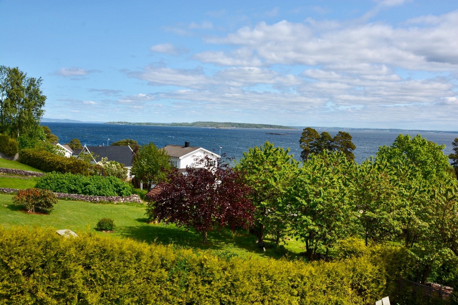 Utsikt fra balkongen Galleribilde