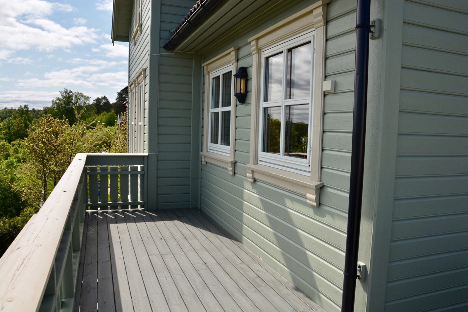 Balkongen fra spisestuen Galleribilde