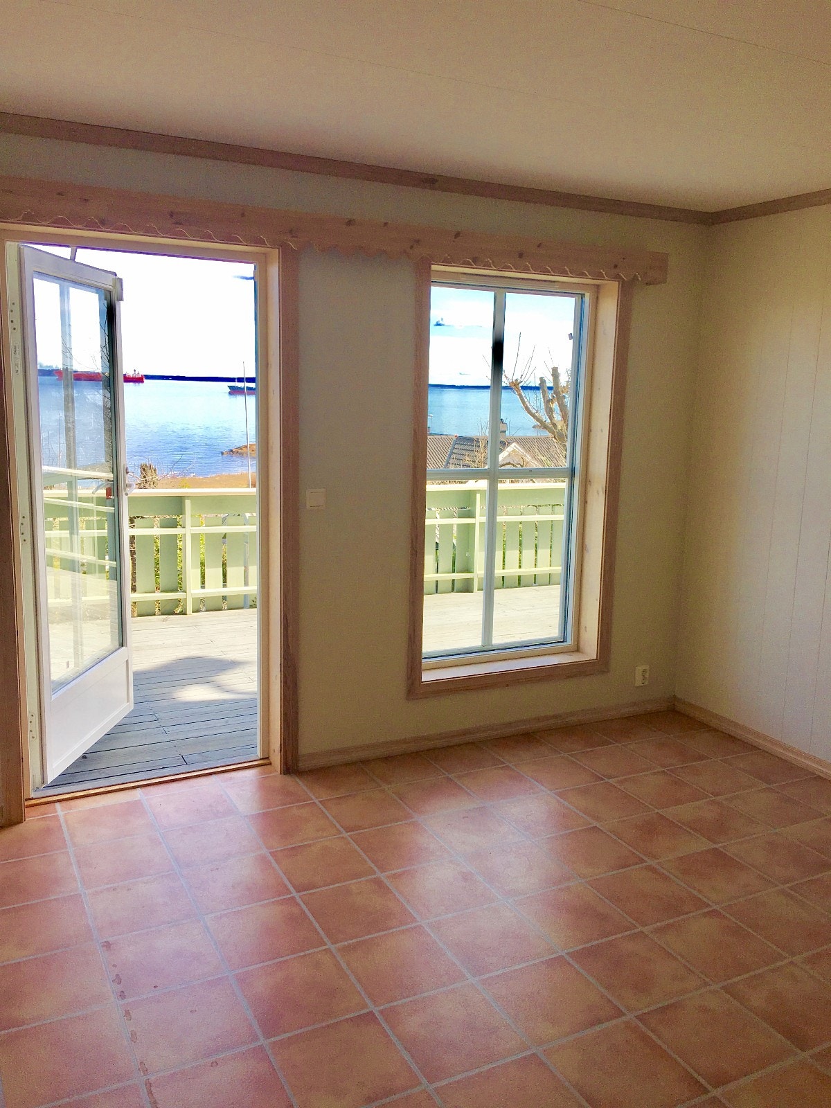 Utgang til terrassen Galleribilde