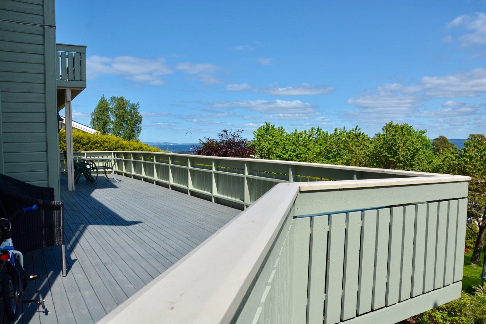 Stor privat terrasse Galleribilde