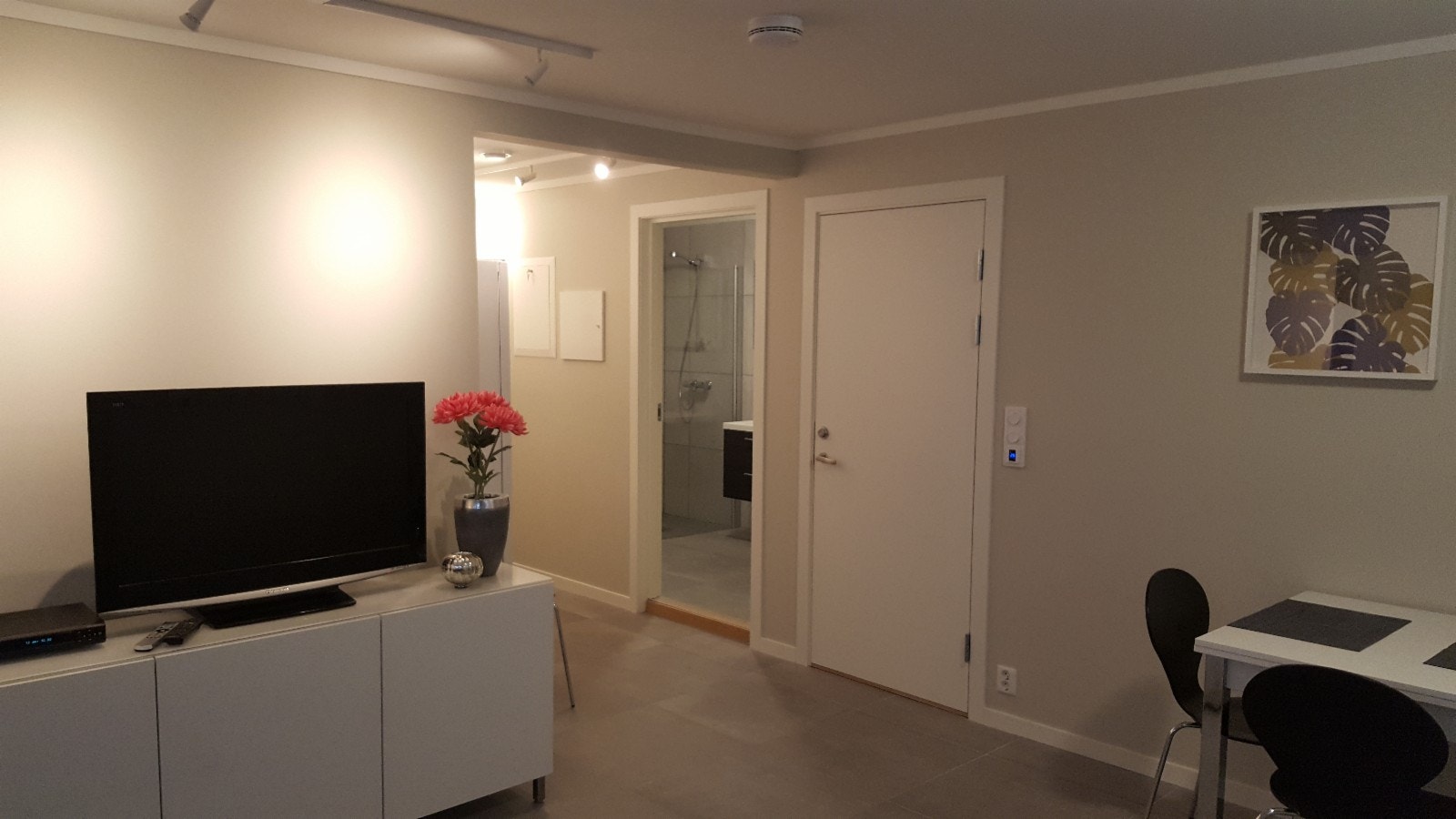 Stuen med dør til bad Galleribilde