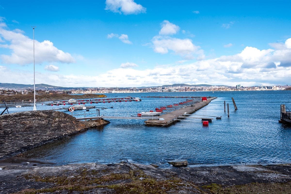 Båthavnen på Nakholmen Galleribilde