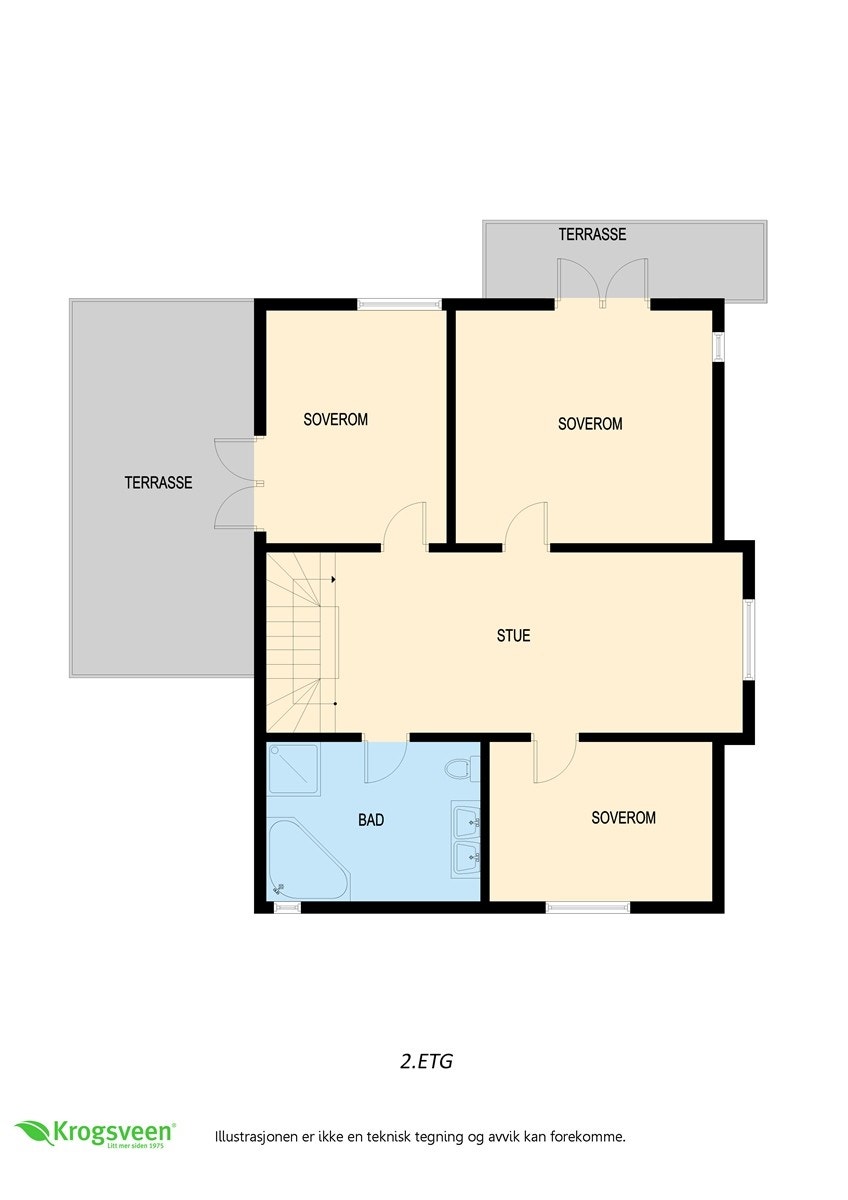 Plantegning - 2.etasje Galleribilde