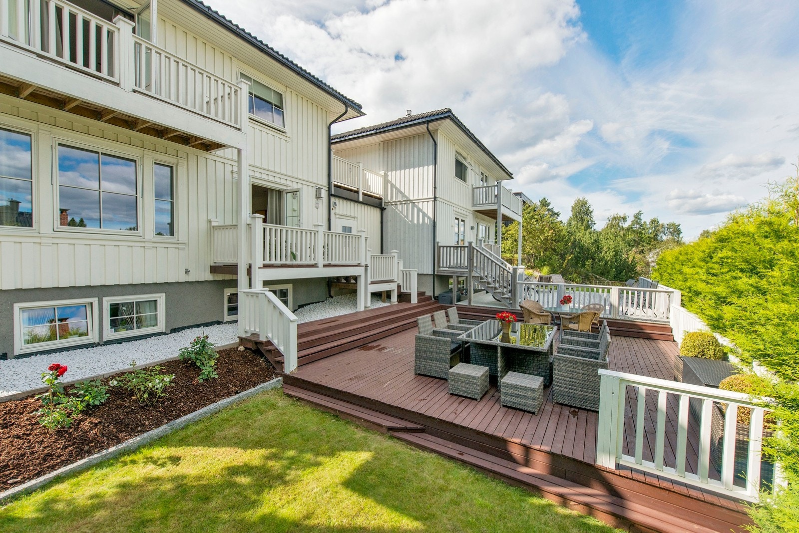 Stor terrasse Galleribilde