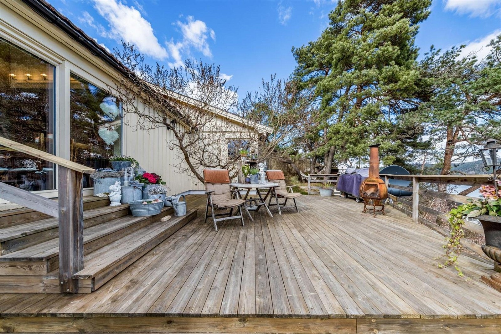 Terrassekroken. Galleribilde