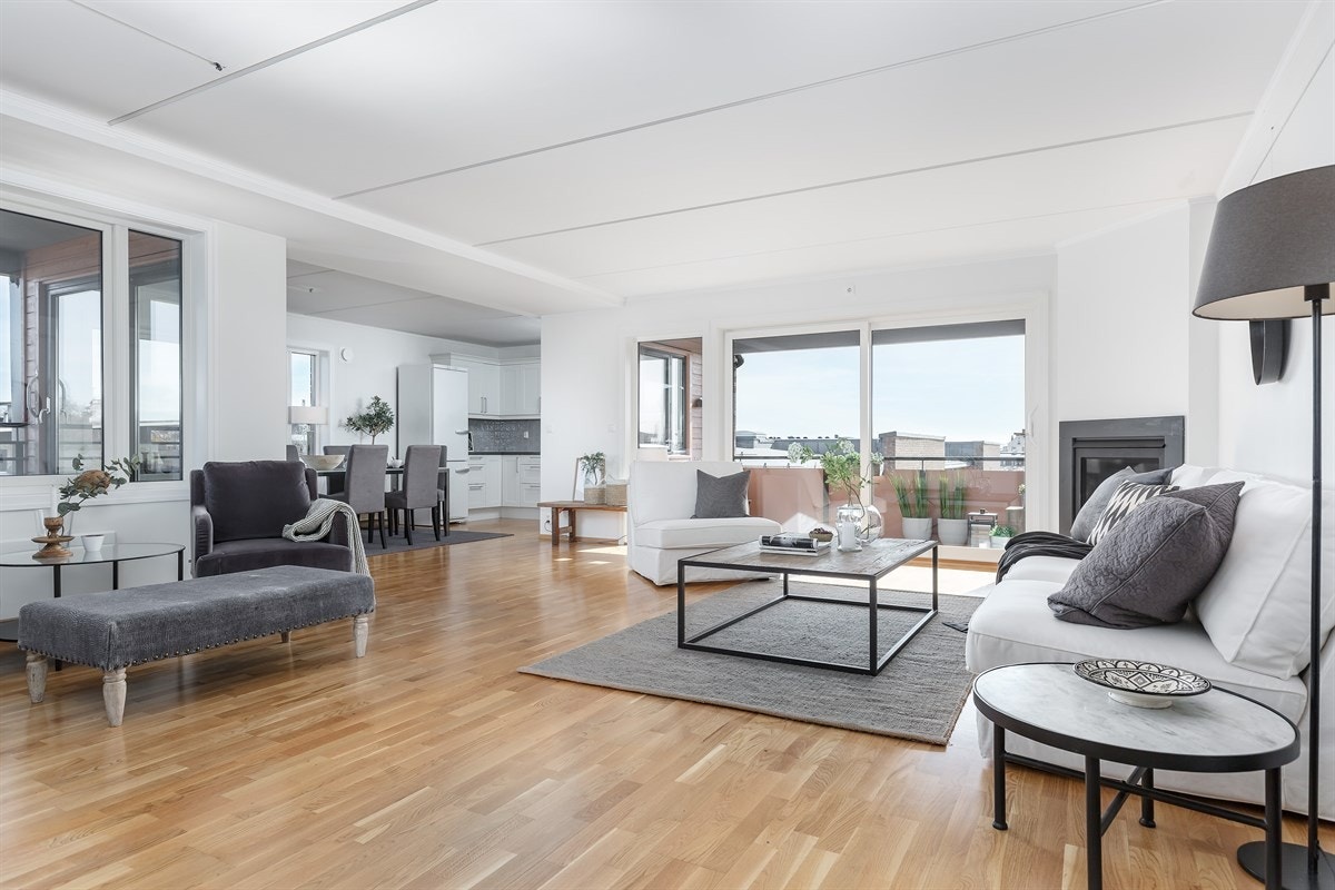 Attraktiv 3-roms hjørneleilighet - Sentralt beliggende på Vinderen - Heisadkomst fra garasje Galleribilde