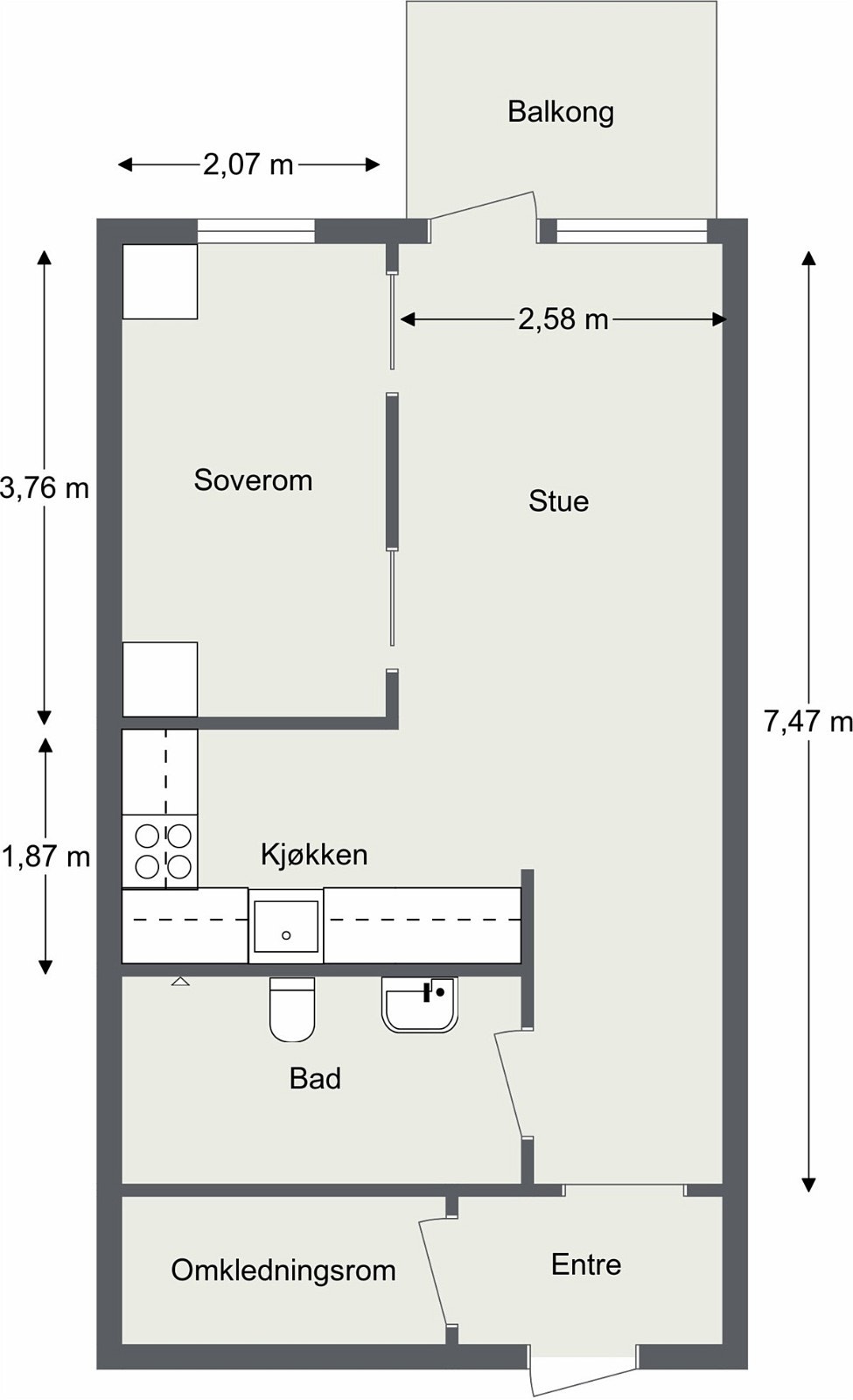 Plantegning. Galleribilde