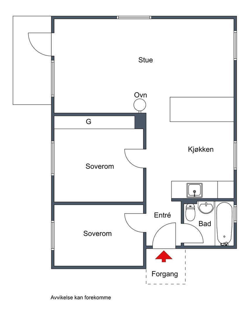 Plantegning Galleribilde