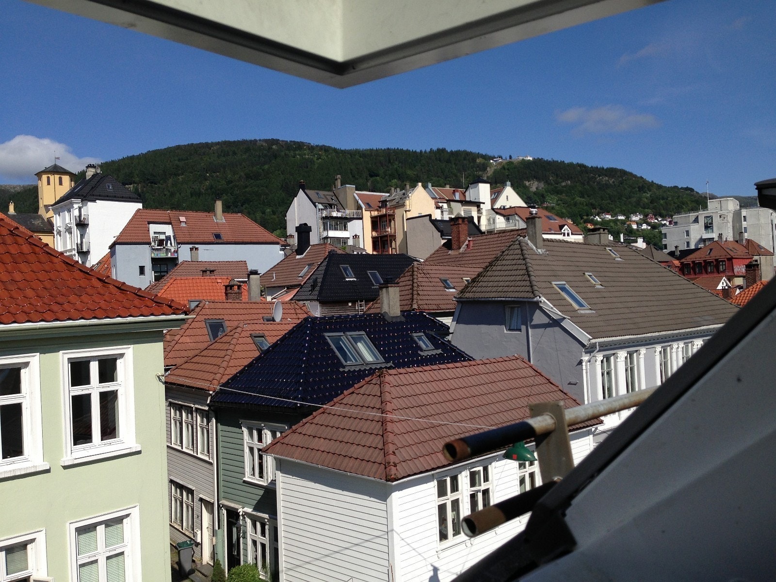 Store takvindu i alle retninger - masse lys Galleribilde