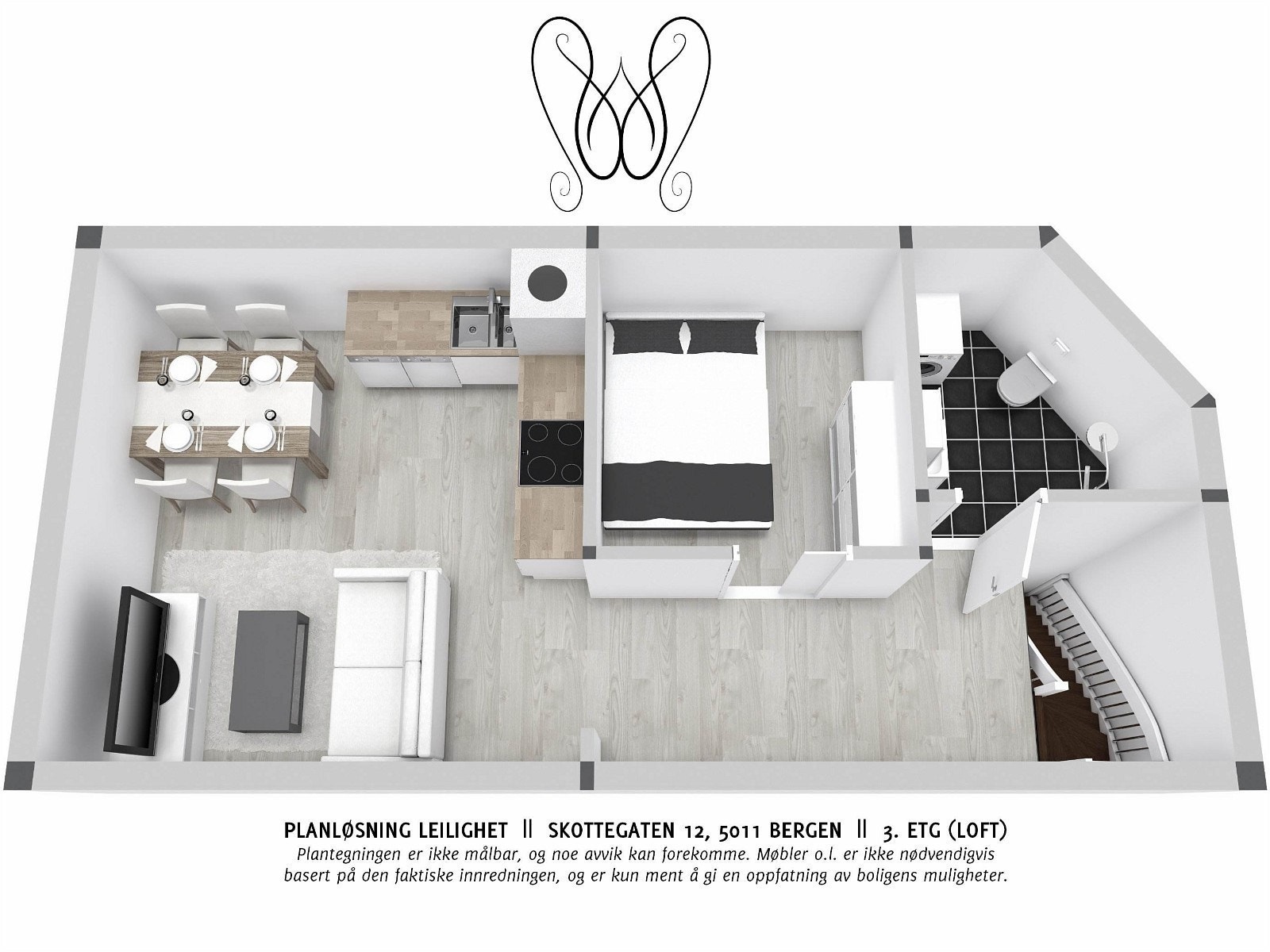 romfordeling Galleribilde