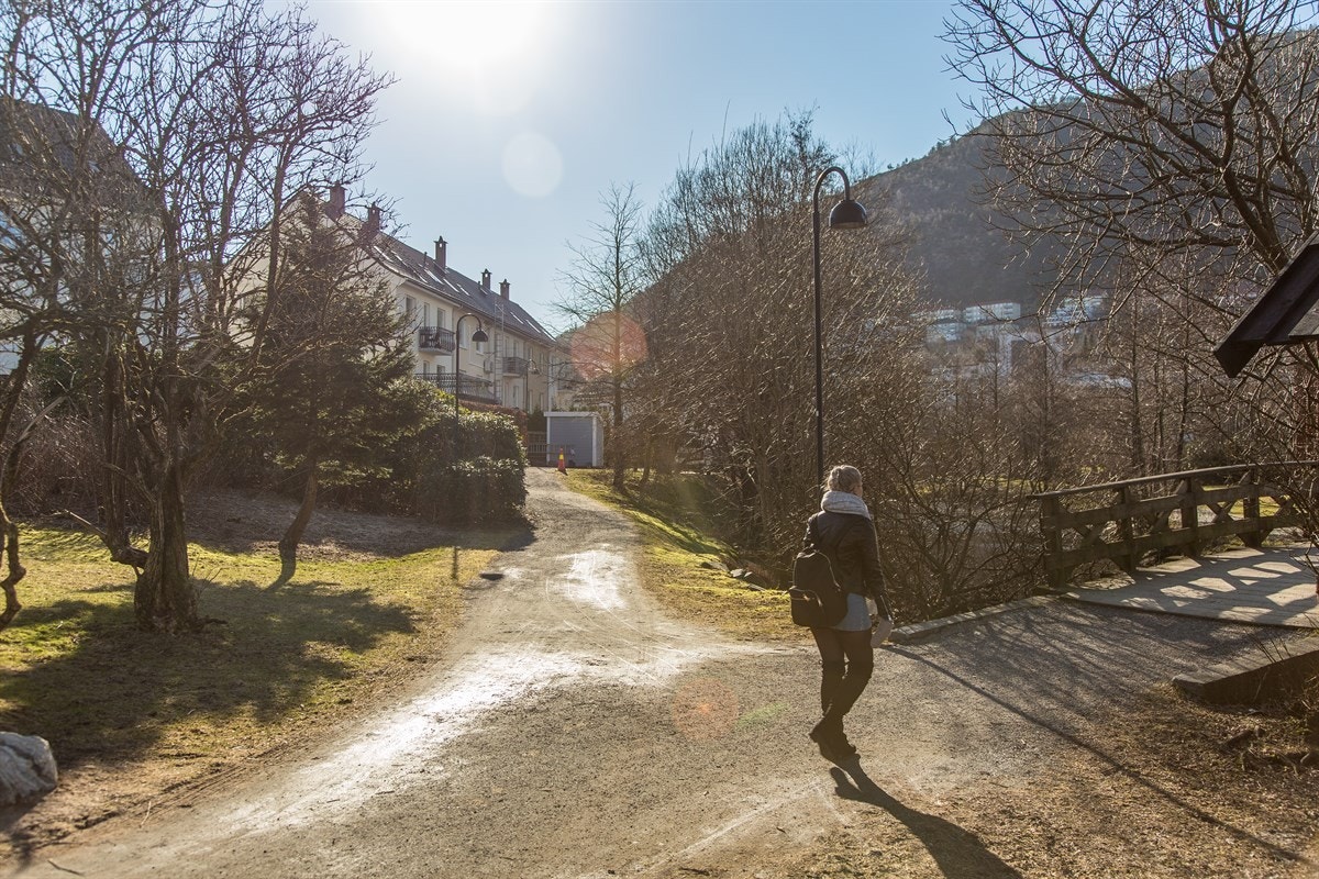 Koselig turområde i nærheten Galleribilde