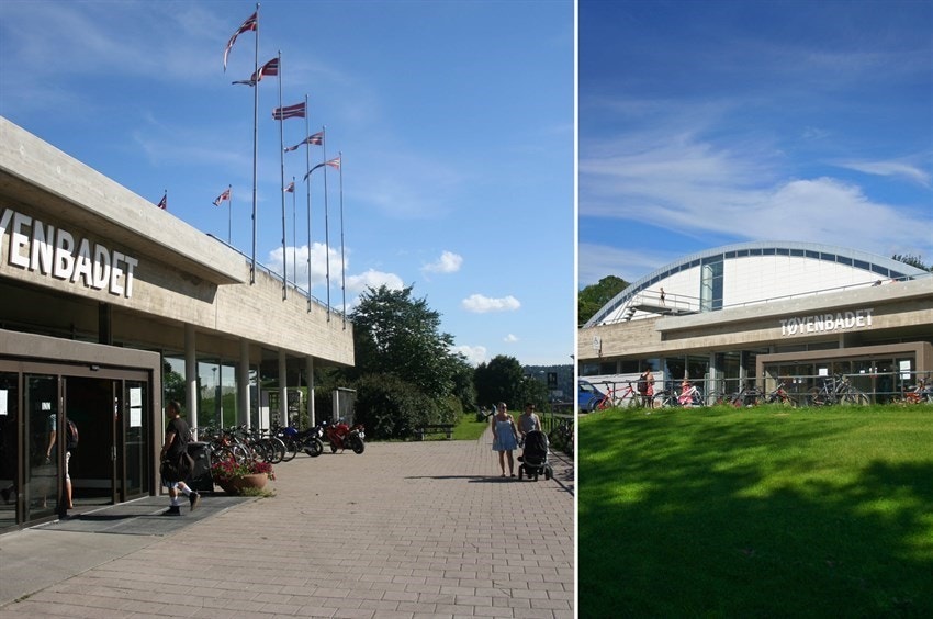 Tøyenbadet med den omkringliggende Tøyenparken ligger få minutters gange fra leiligheten. Galleribilde