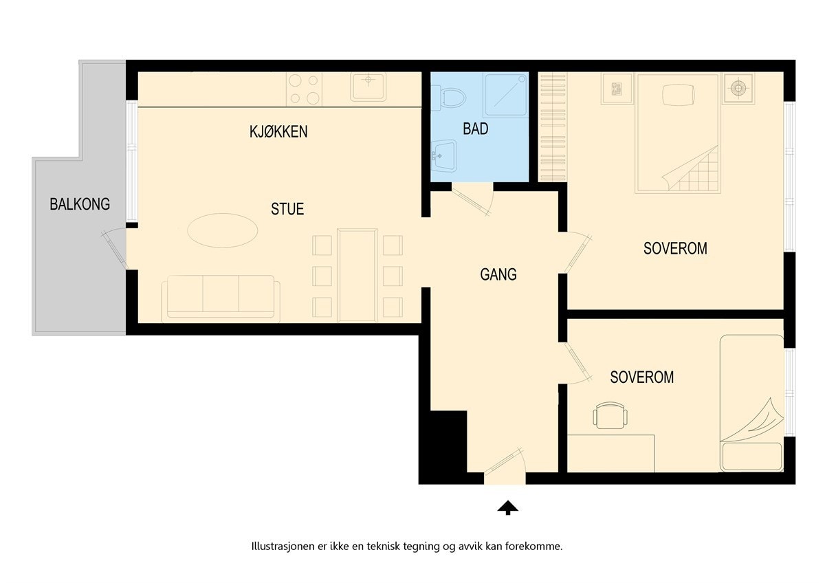 Planskisse. Galleribilde