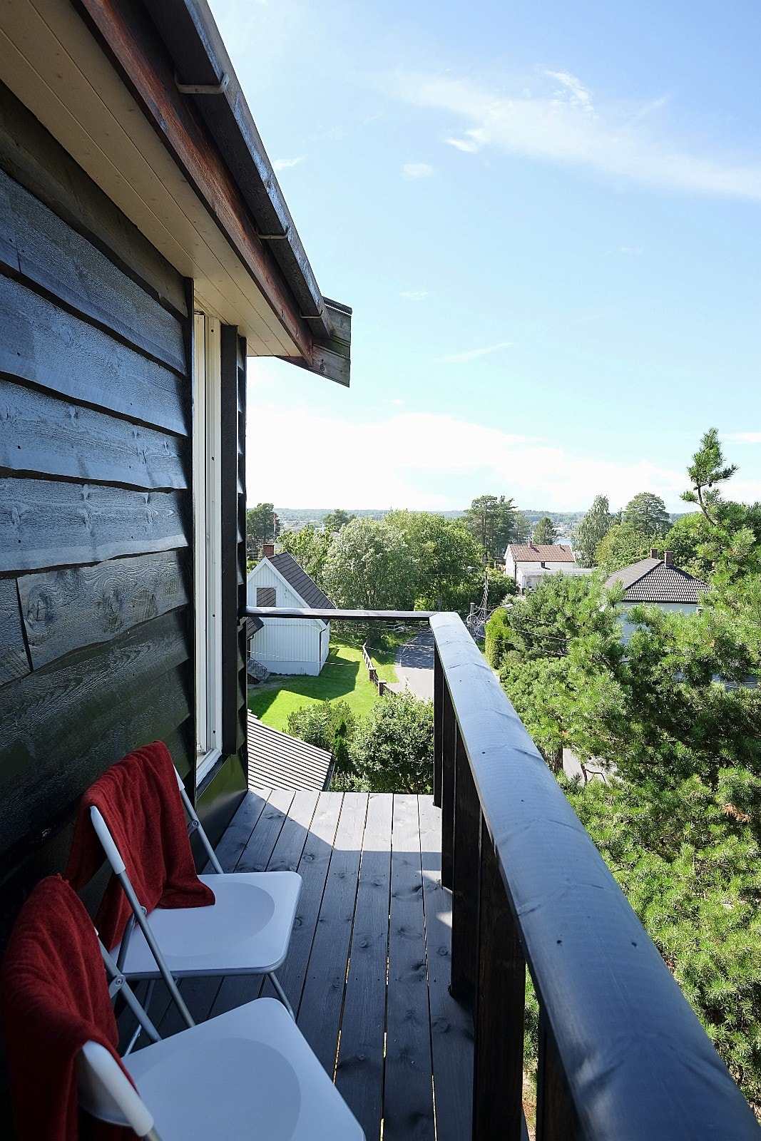 Terrasse i tårnet for de aller siste solstrålene Galleribilde