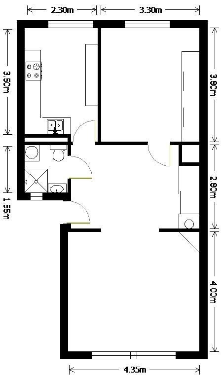 Takstmannens planskisse - ikke målbar Galleribilde