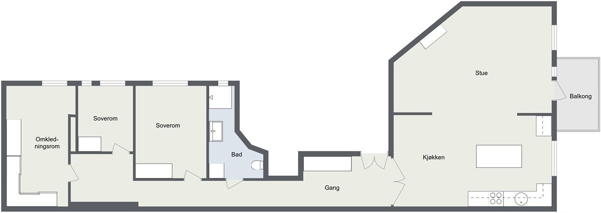 Plantegning. Galleribilde